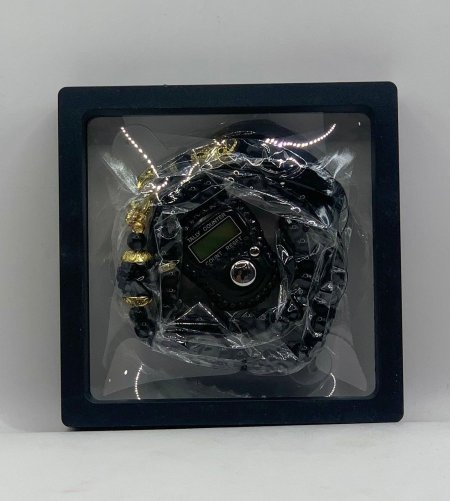 علبة مسبحة عداد مع مسبحة بسملة