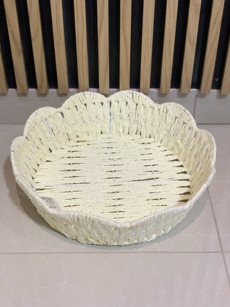 سلة قش مدوره حجم كبير