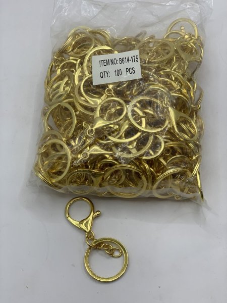 ميدالية تعليقة مفاتيح مع حلقة 4 حبات