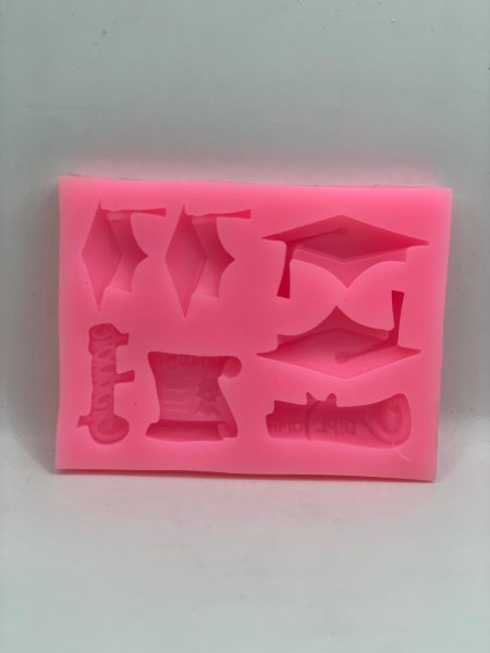 قالب سيلكون شكل قلب ورد وقلب حب