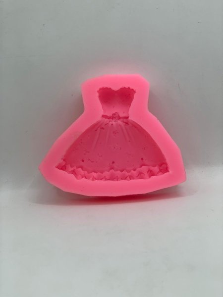 قالب سيلكون شكل فستان عروس